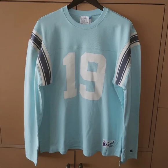 CHAMPIOM Heavyweight Heritage Football Tee - (L) NWT - Picture 2 of 14